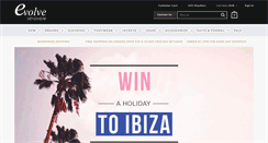Desktop Screenshot of evolvemenswear.com